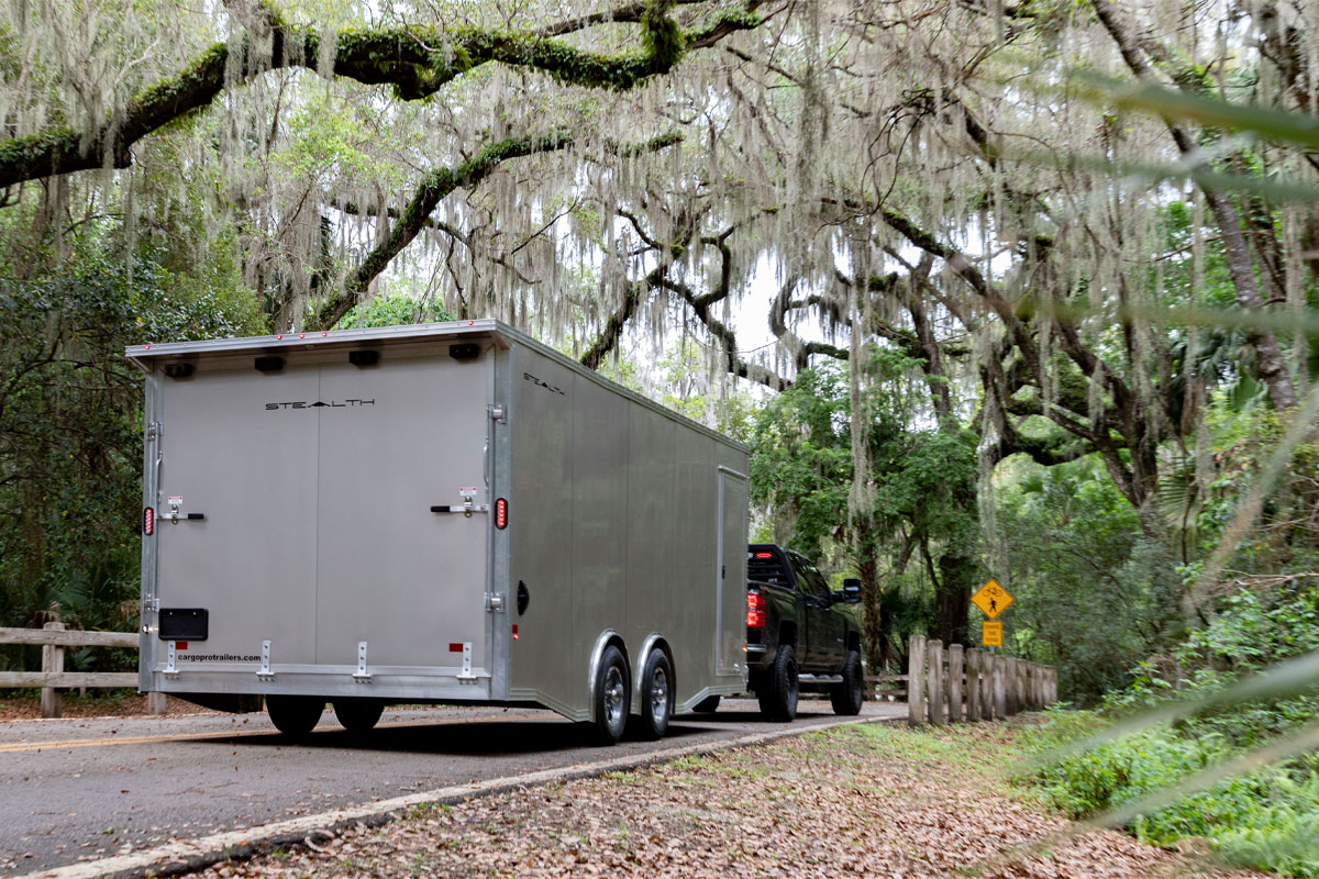 car hauling enclosed trailers